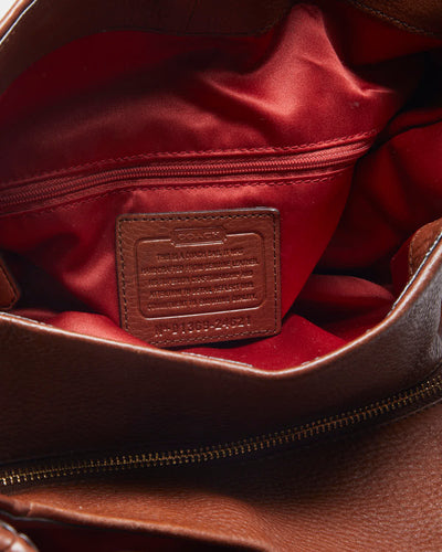 Coach Brown Leather Handbag Bag