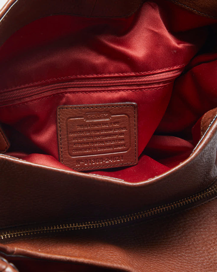 Coach Brown Leather Handbag Bag