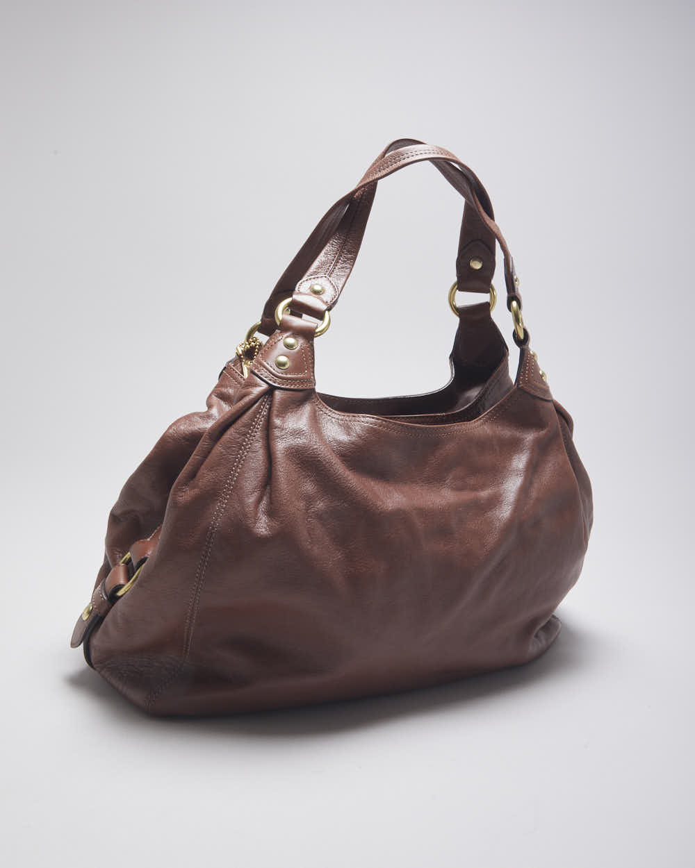 Coach Brown Leather Handbag Bag