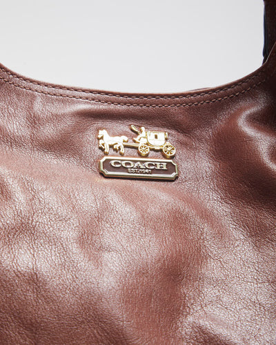 Coach Brown Leather Handbag Bag