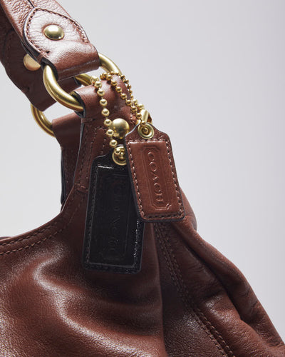 Coach Brown Leather Handbag Bag