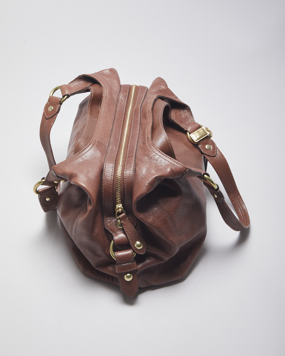 Coach Brown Leather Handbag Bag