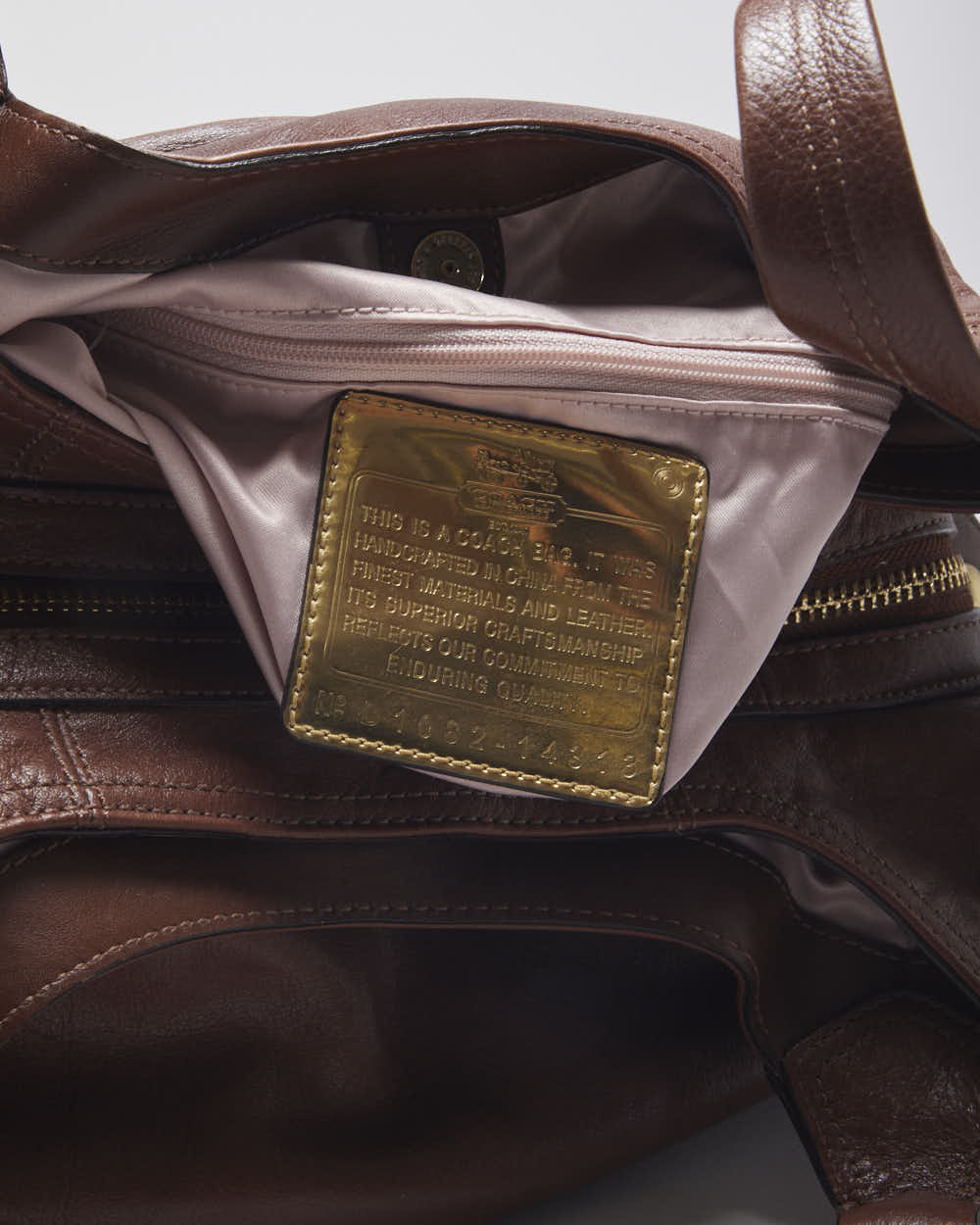 Coach Brown Leather Handbag Bag