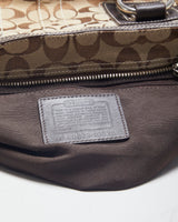 Coach Brown Canvas Monogram Handbag