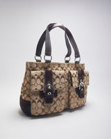 Coach Brown Monogram Handbag