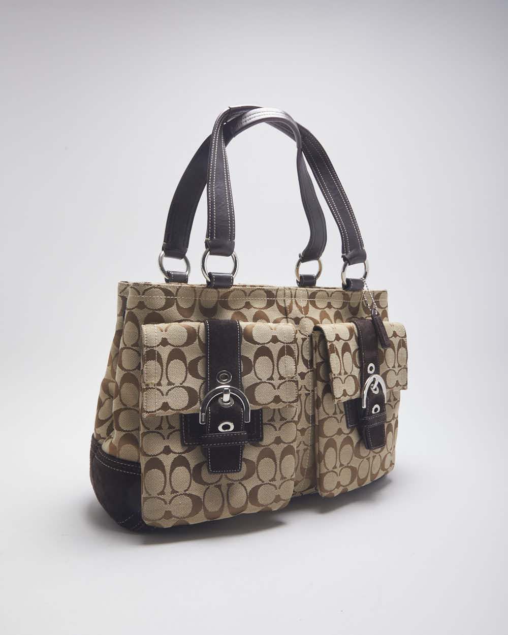 Coach Brown Monogram Handbag