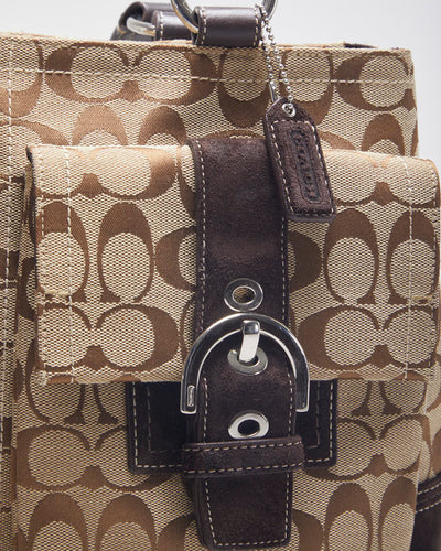 Coach Brown Monogram Handbag