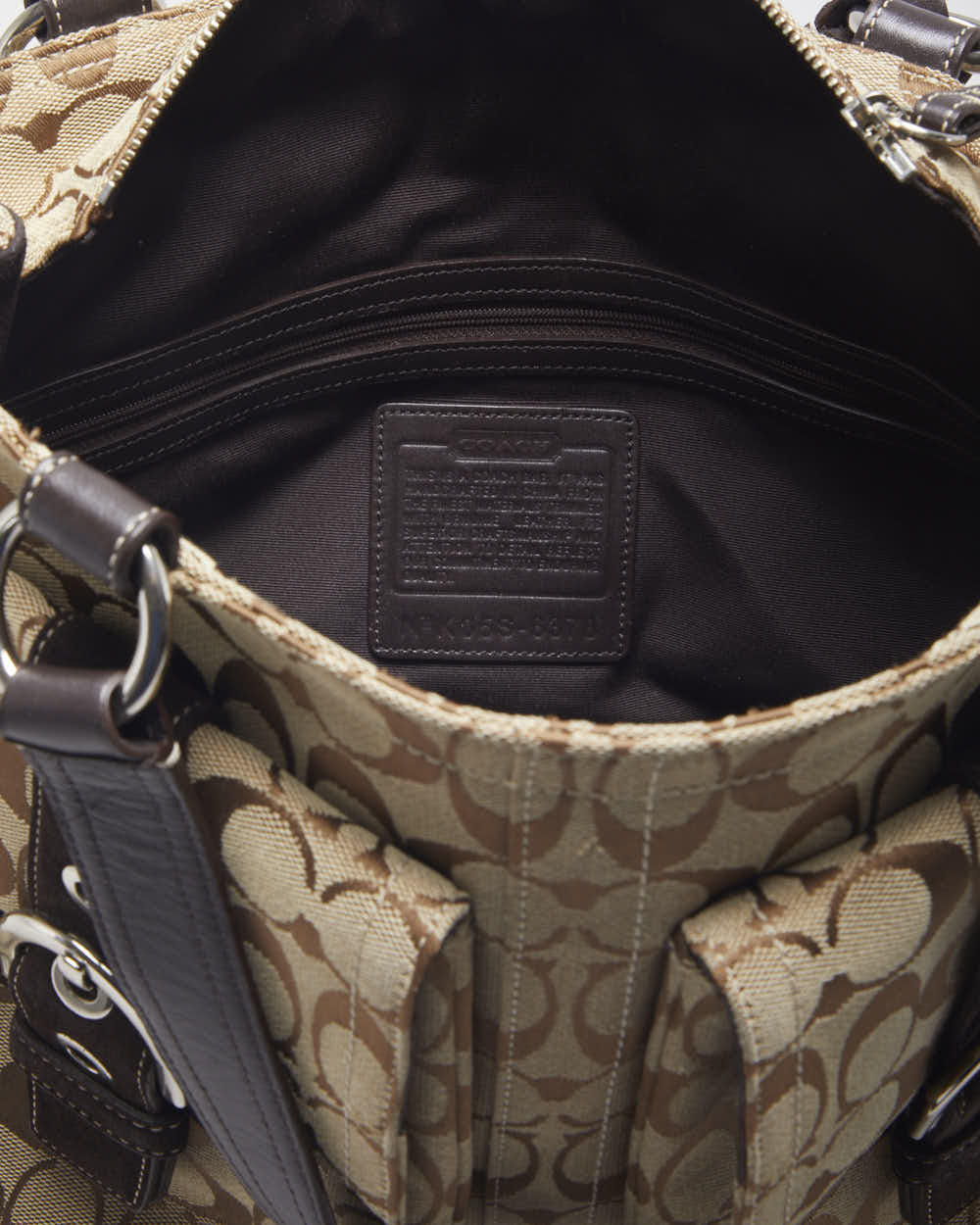 Coach Brown Monogram Handbag