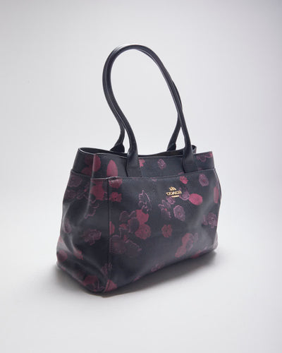 Coach Floral Leather Handbag