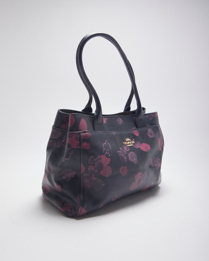 Coach Floral Leather Handbag
