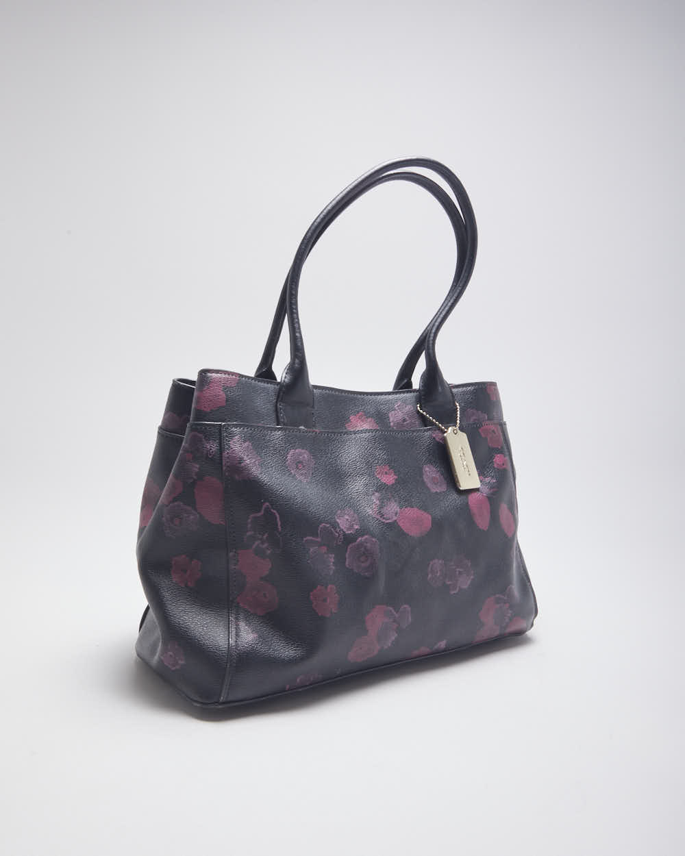 Coach Floral Leather Handbag