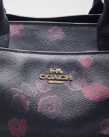 Coach Floral Leather Handbag