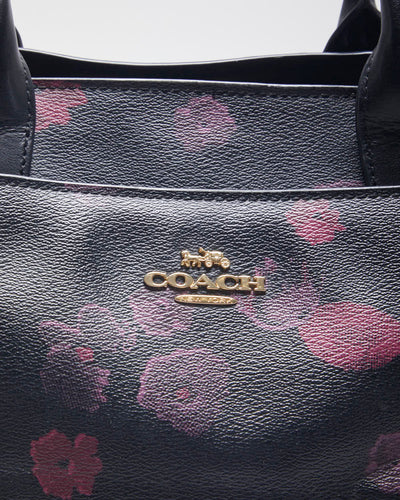 Coach Floral Leather Handbag