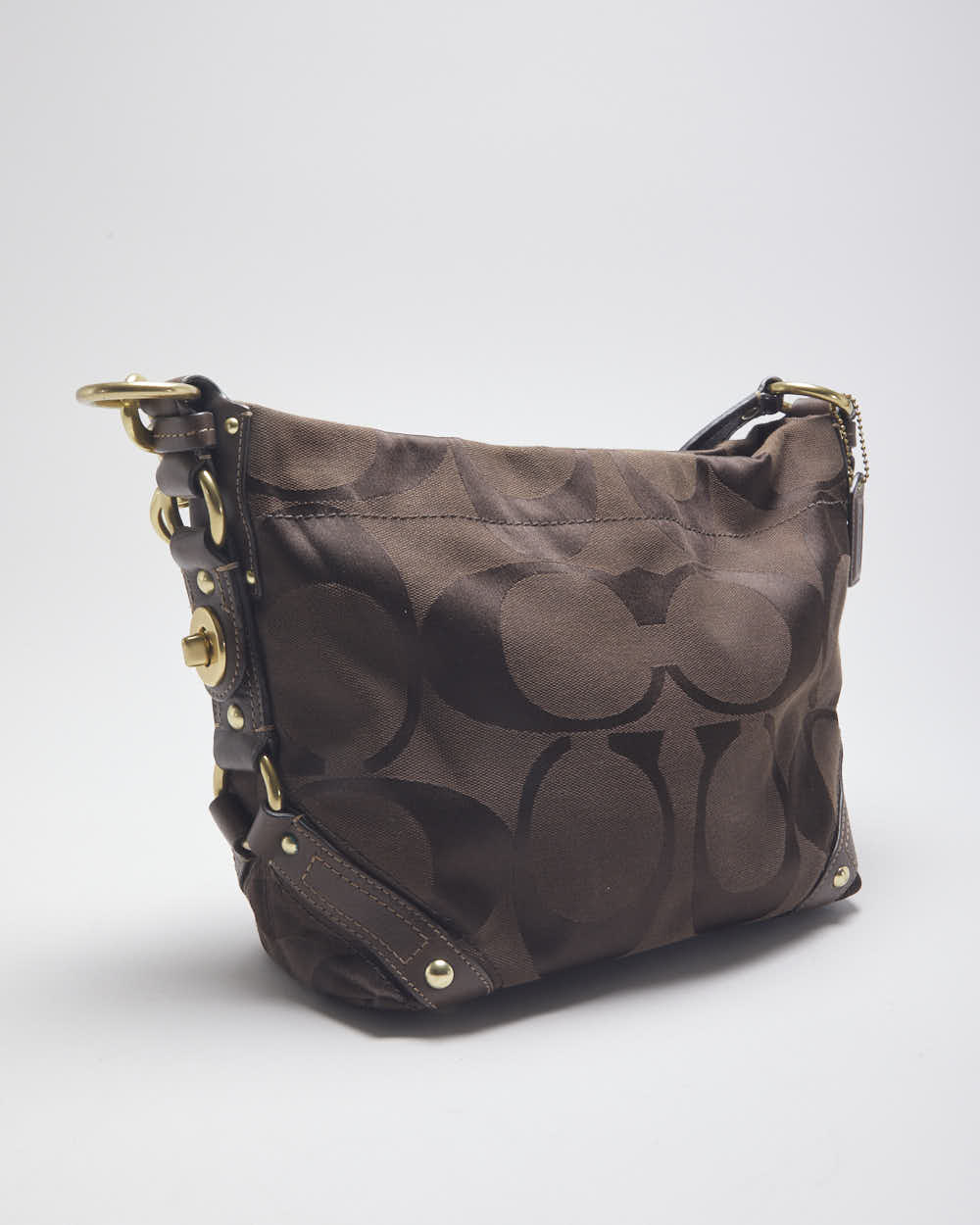 Coach Monogram Brown Handbag