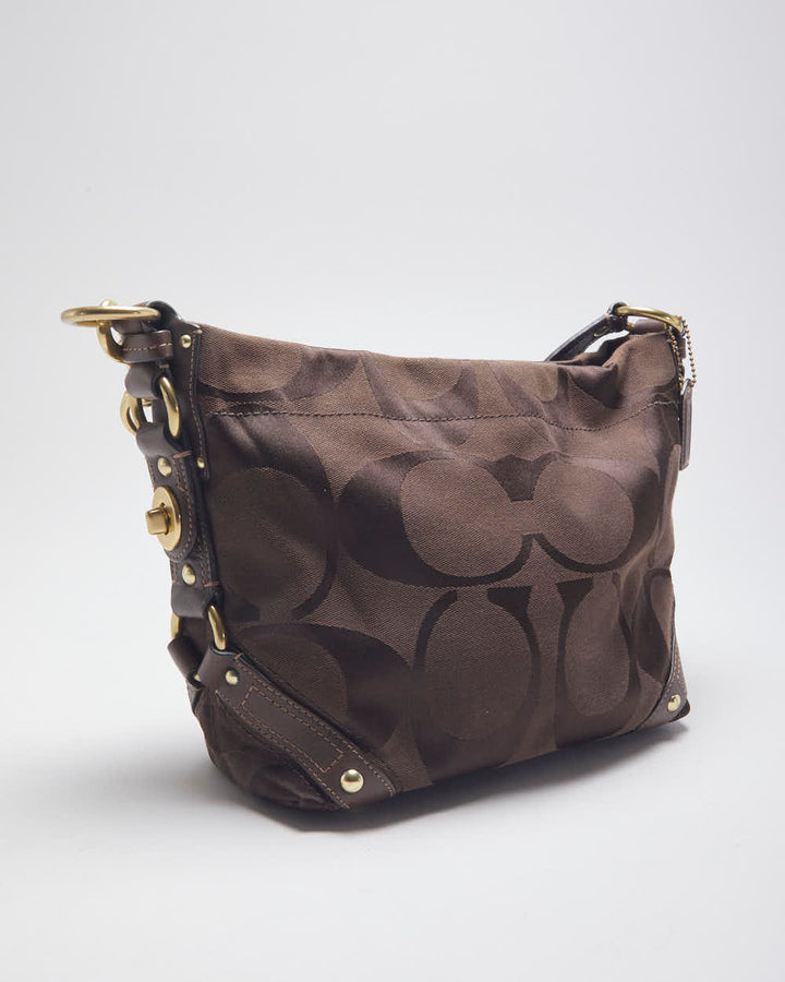 Coach Monogram Brown Handbag