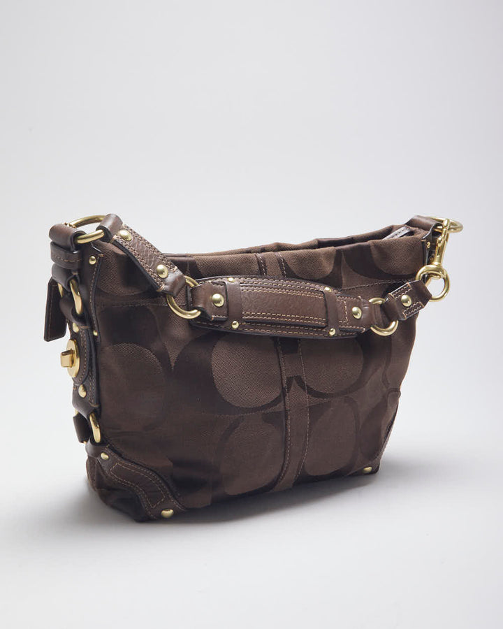 Coach Monogram Brown Handbag