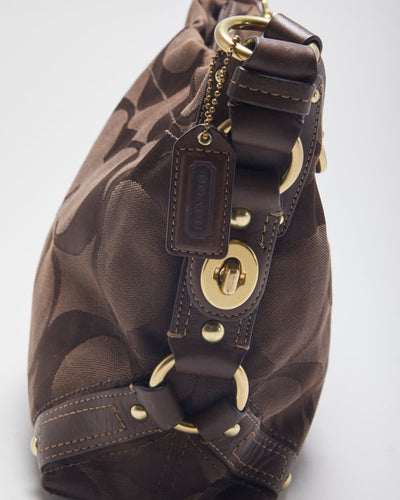 Coach Monogram Brown Handbag