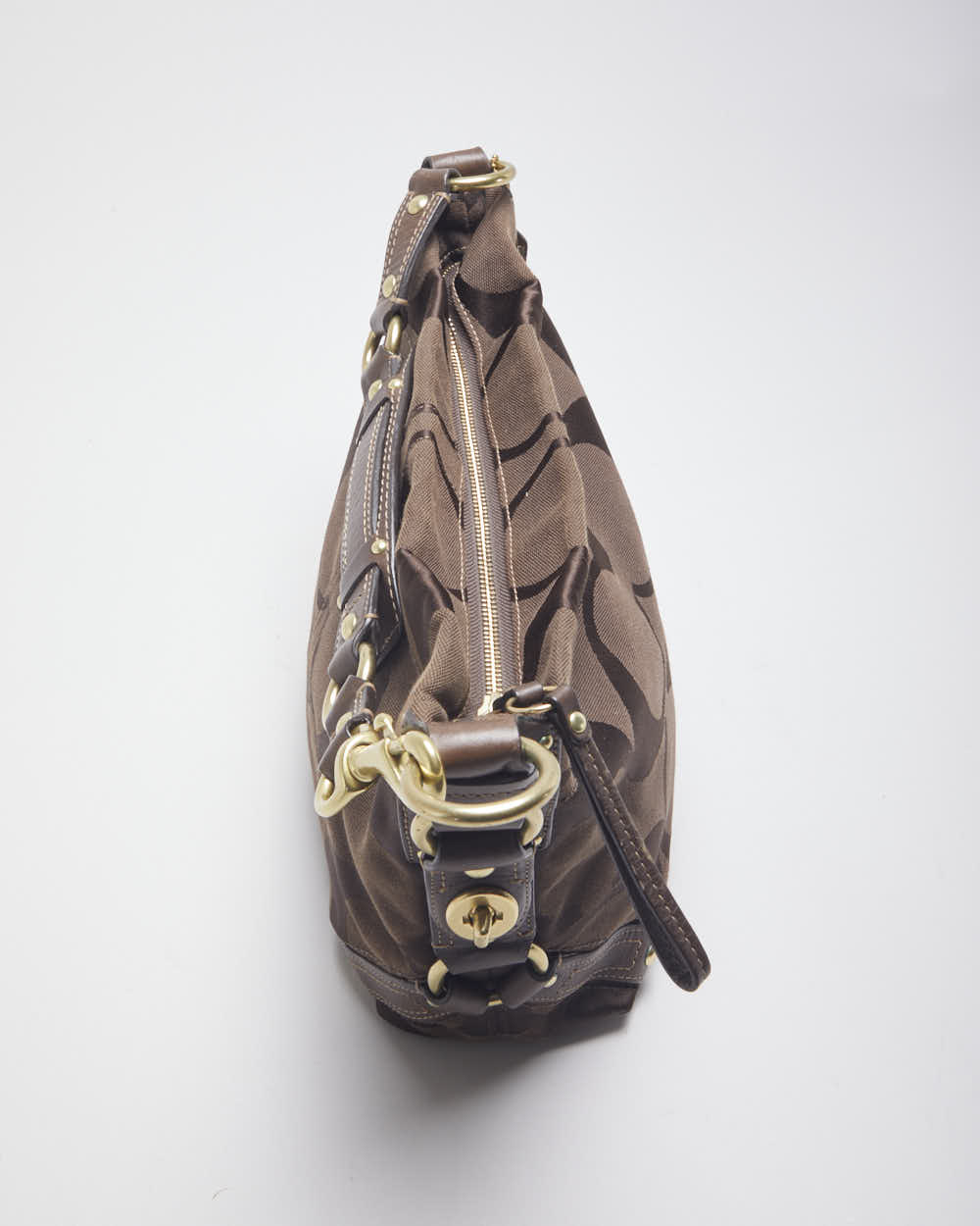 Coach Monogram Brown Handbag