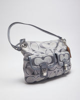 Coach Monogram Grey Handbag