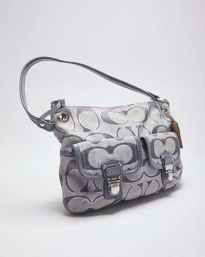 Coach Monogram Grey Handbag