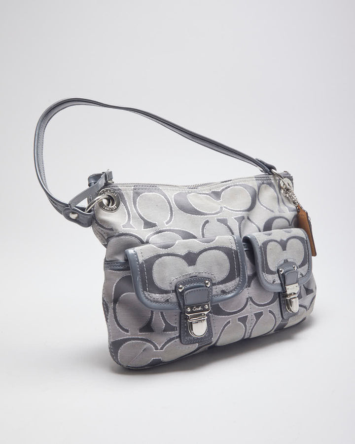 Coach Monogram Grey Handbag