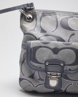 Coach Monogram Grey Handbag