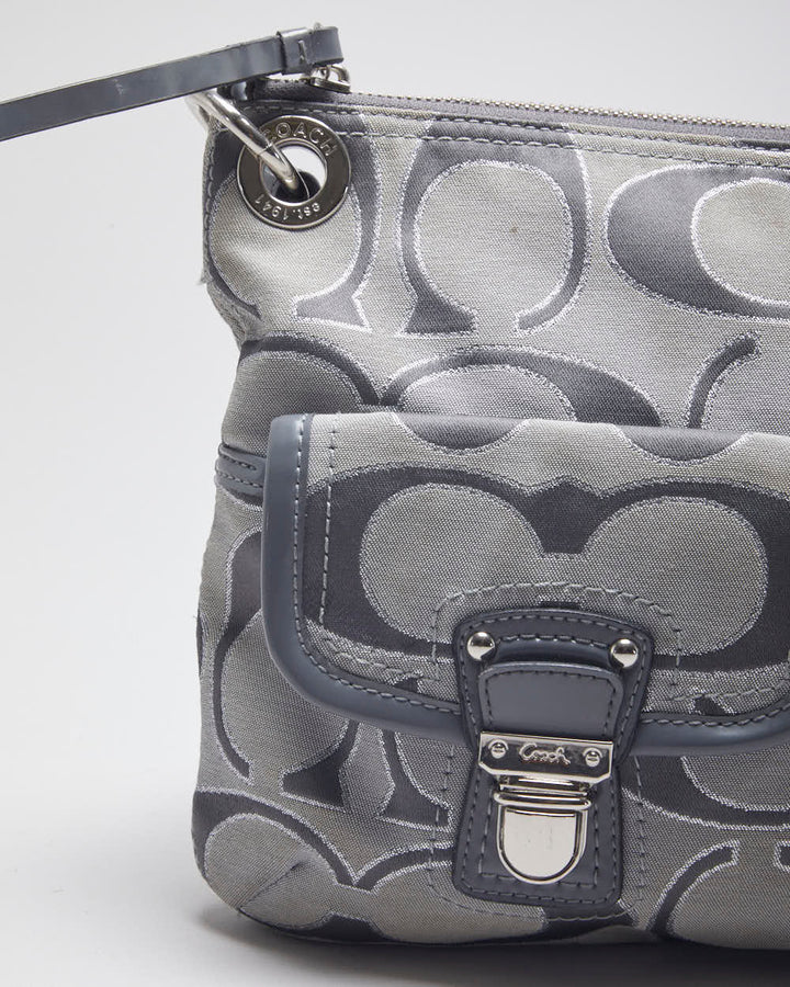 Coach Monogram Grey Handbag