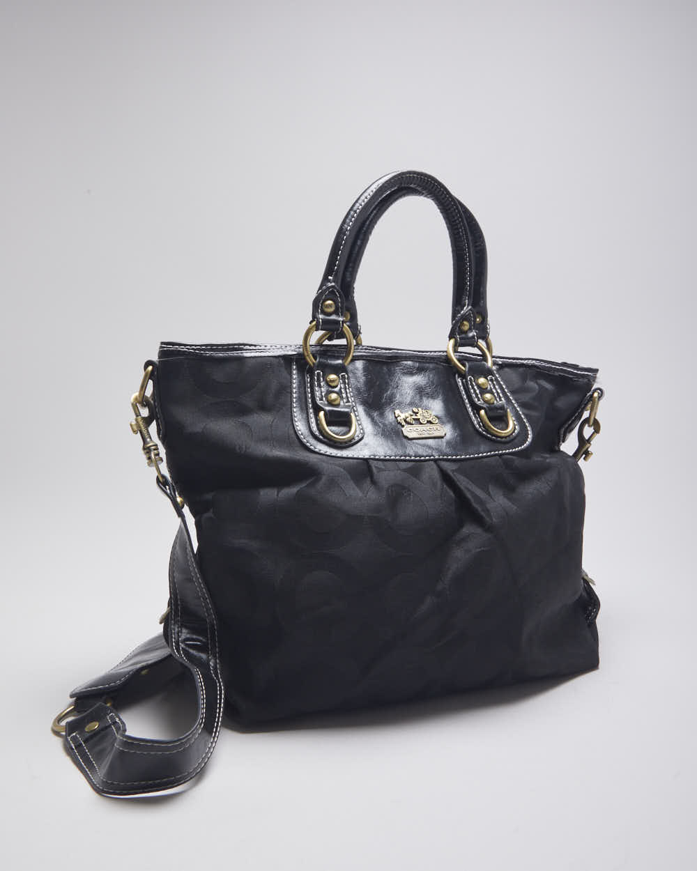 Coach Monogram Black Cross-body Bag