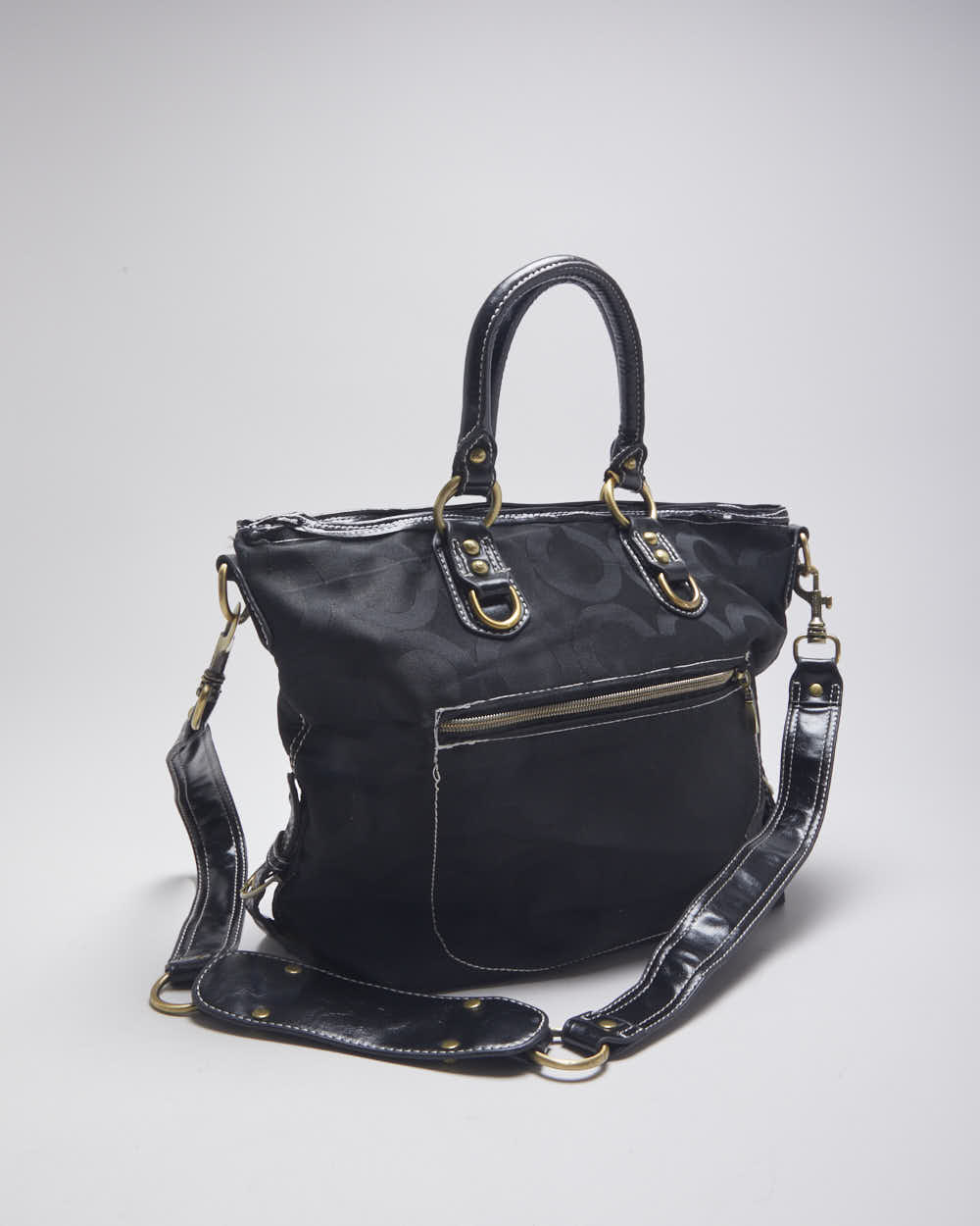 Coach Monogram Black Cross-body Bag