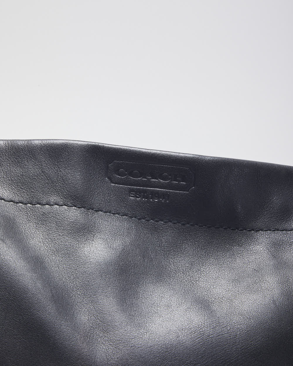 Coach Black Leather Handbag