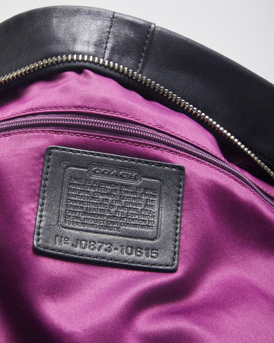 Coach Black Leather Handbag