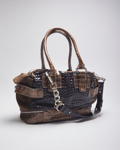 Y2k 00s Guess Brown Handbag