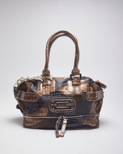 Y2k 00s Guess Brown Handbag