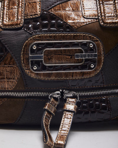 Y2k 00s Guess Brown Handbag