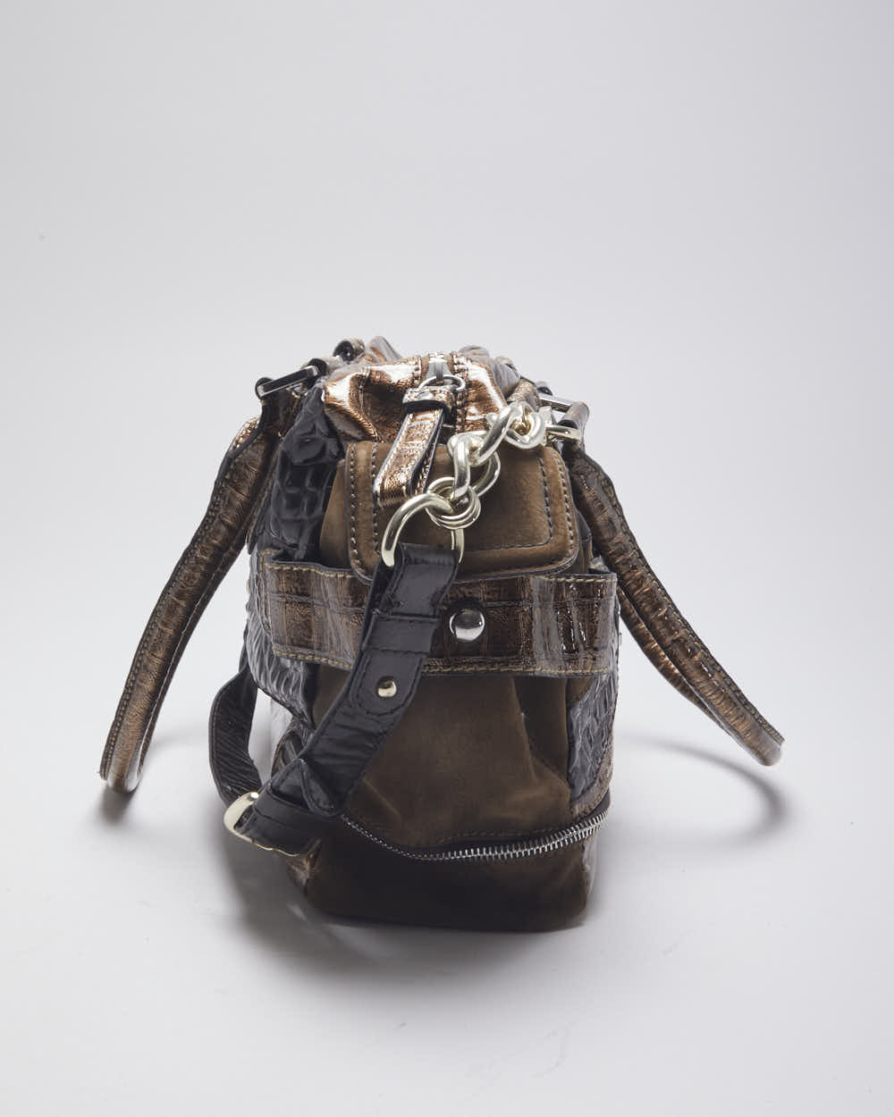 Y2k 00s Guess Brown Handbag – Rokit