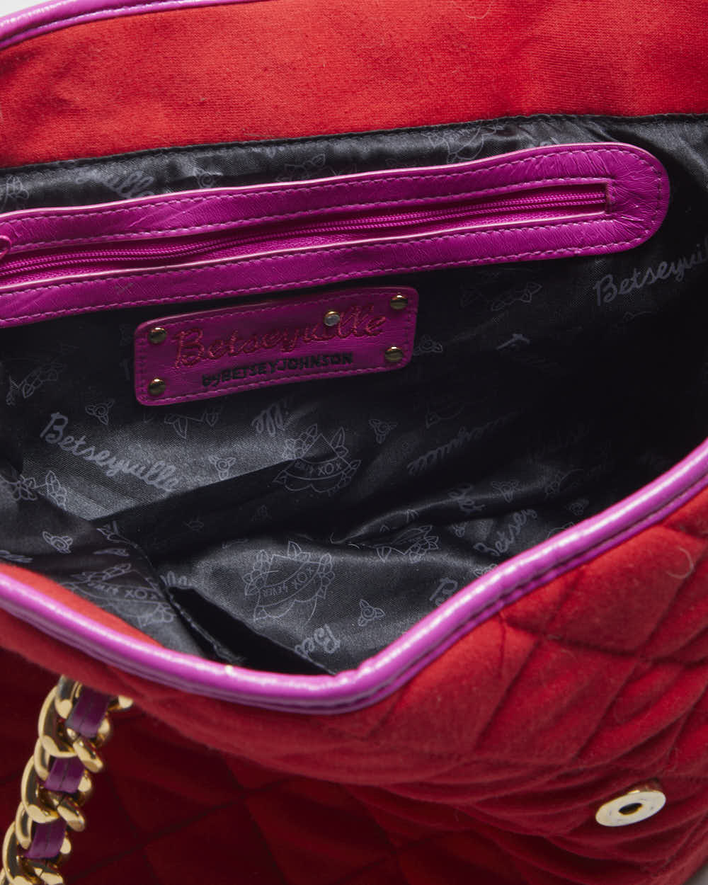 Betsey Johnson Quilted Handbag