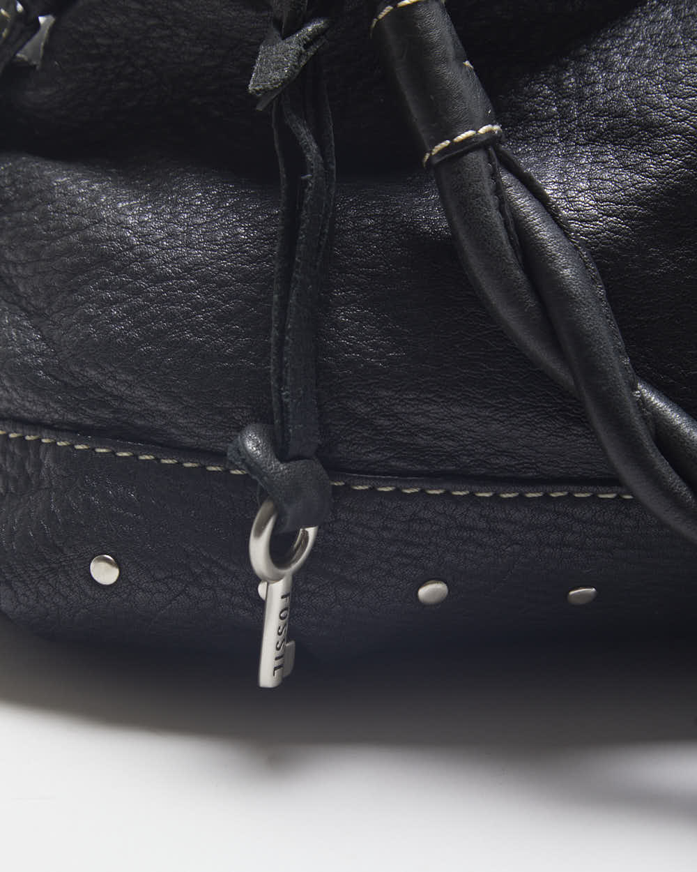 Fossil Black Leather Handbag