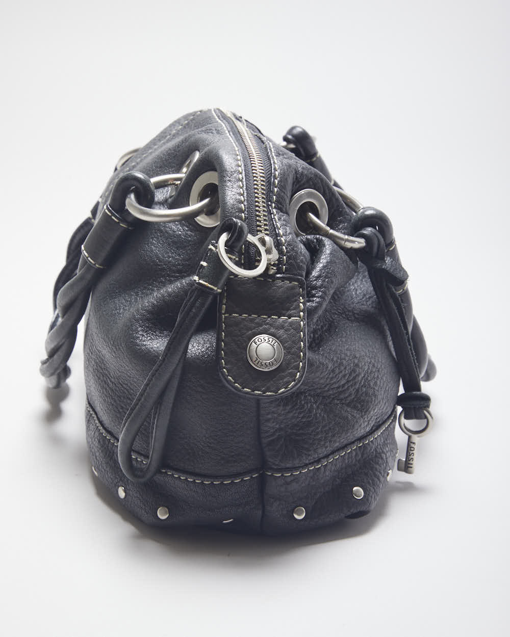 Fossil Black Leather Handbag