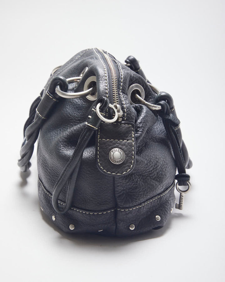 Fossil Black Leather Handbag