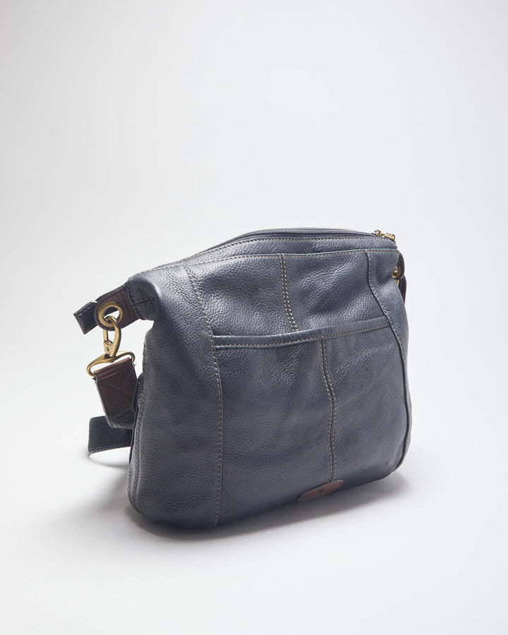 Fossil Black Leather Cross-body Bag