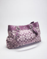 Coach Monogram Purple Handbag