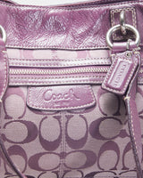 Coach Monogram Purple Handbag