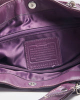 Coach Monogram Purple Handbag
