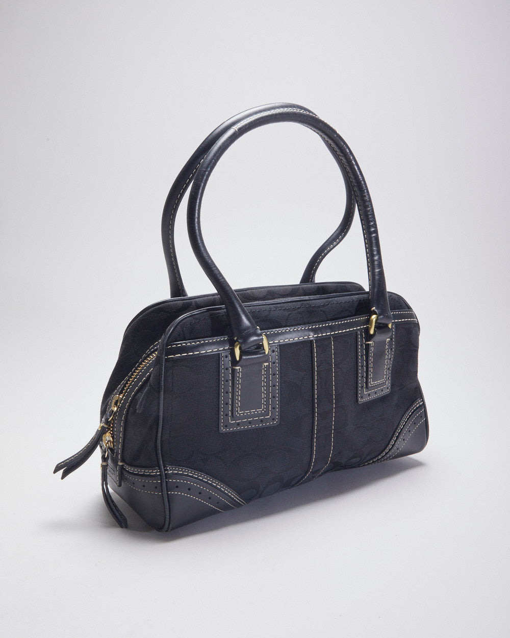 Coach Monogram Black Handbag