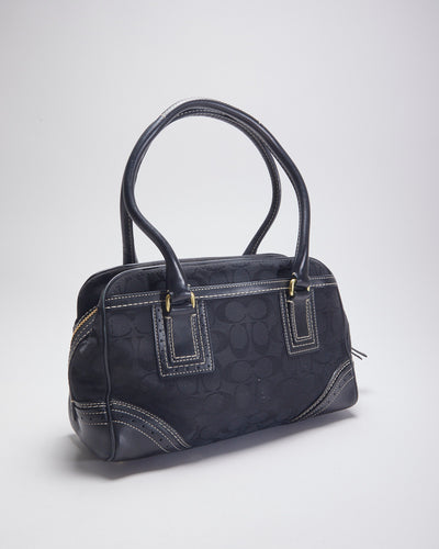 Coach Monogram Black Handbag