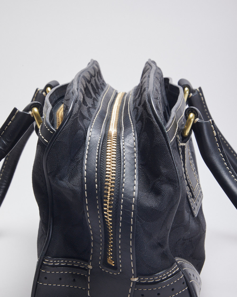 Coach Monogram Black Handbag