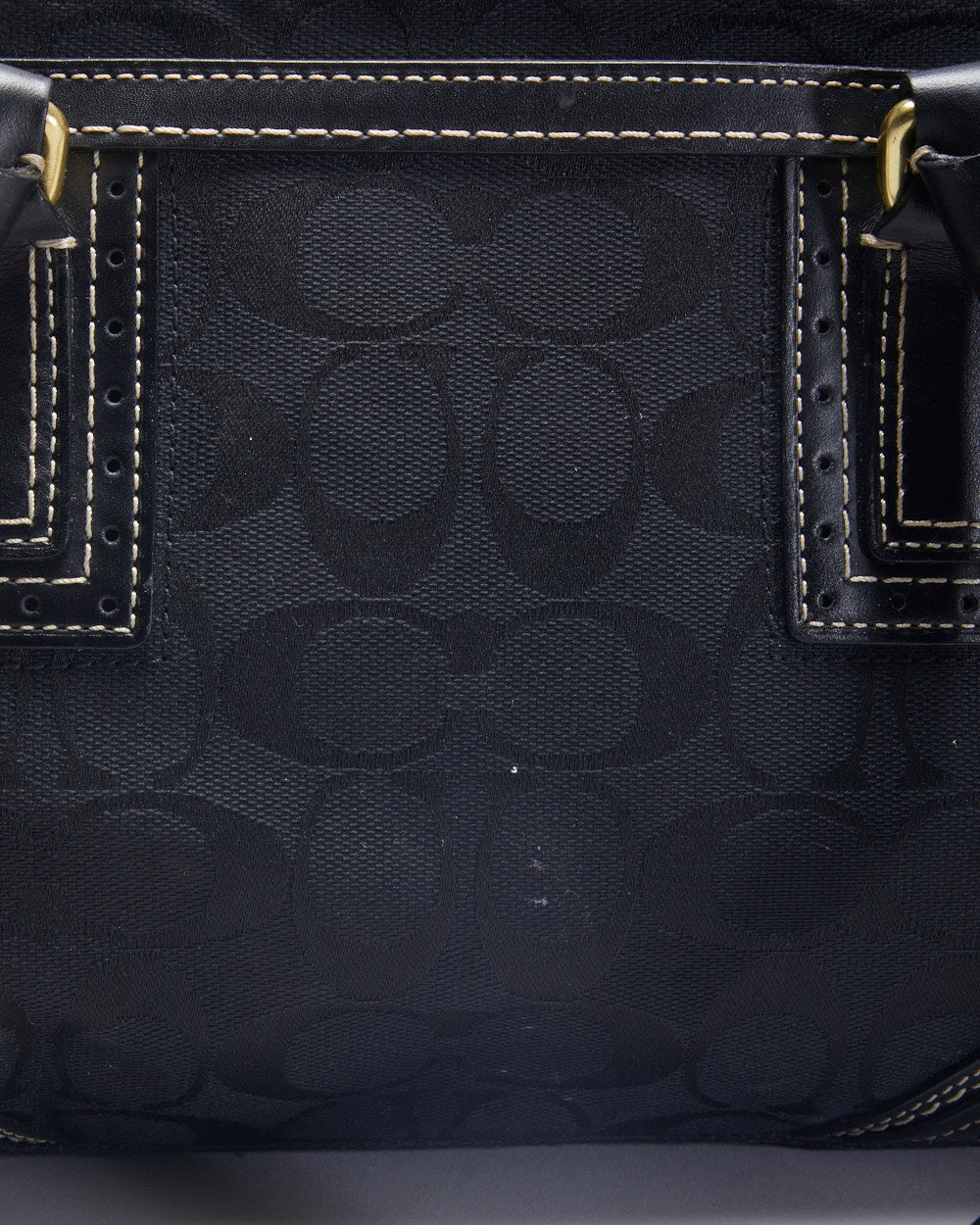 Coach Monogram Black Handbag