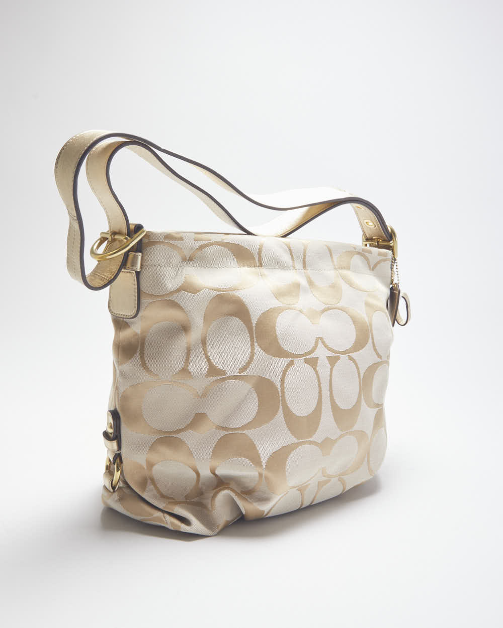 Coach Gold Monogram Handbag