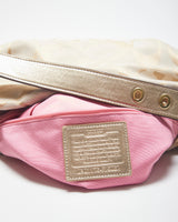 Coach Gold Monogram Handbag