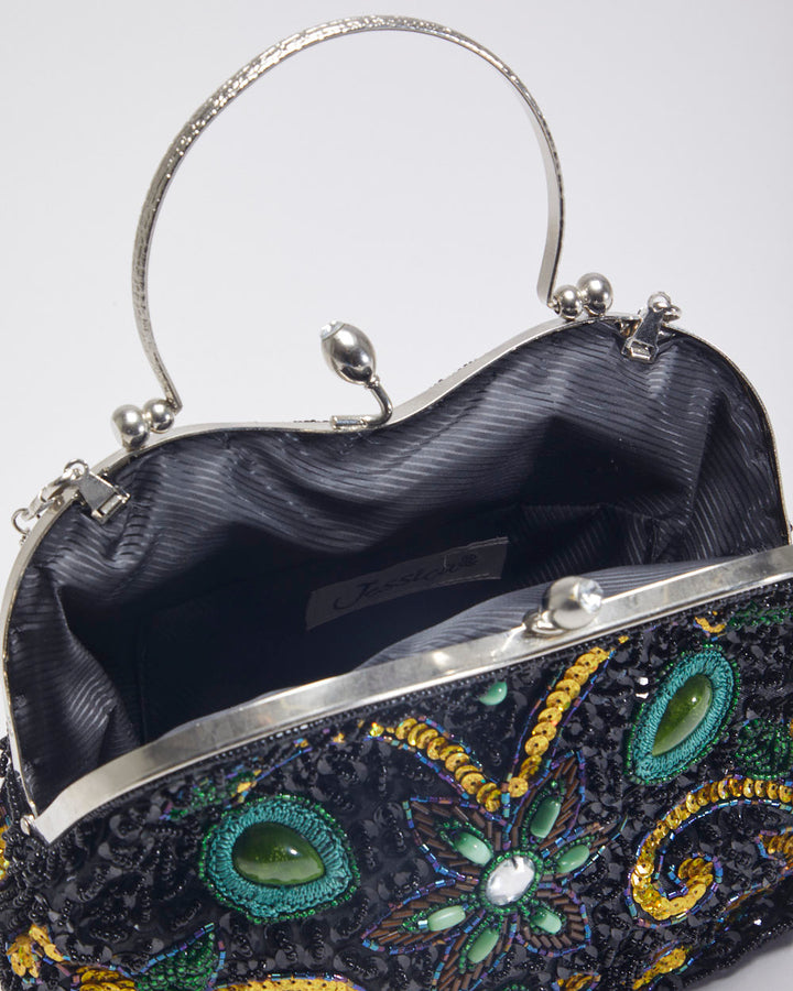 Vintage 90s Jessica Beaded Handbag